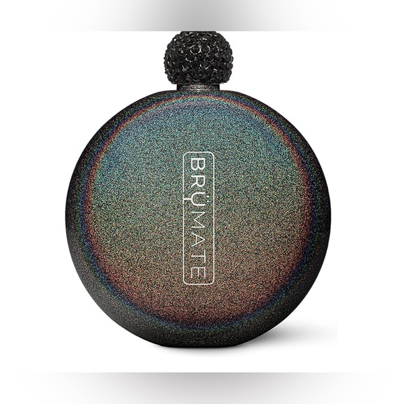 BRUMATE Other - BrüMate Iridescent Round Flask - Black Glitter